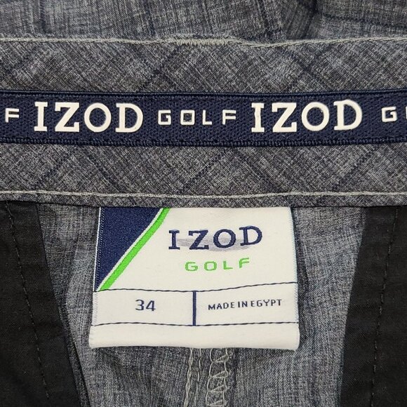 Izod Golf 10" Shorts Men's Size 34 Grey - Picture 3 of 6